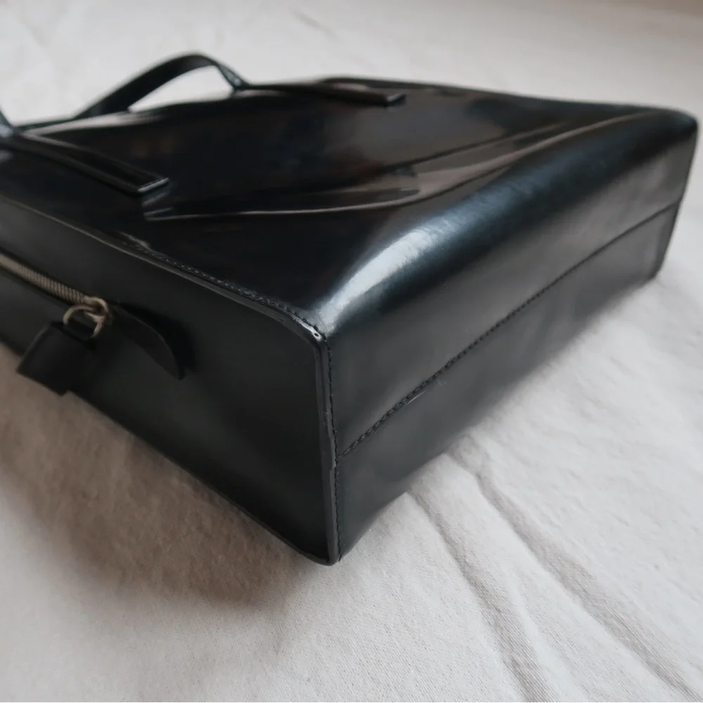 Vintage 90’s Prada Spazzolato Black Tote Bag CBK - Picture 6 of 14